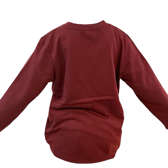 Def Leppard Maroon Sweatshirt Sweater Women’s Size Medium or Juniors Size Large - Picture 2 of 5